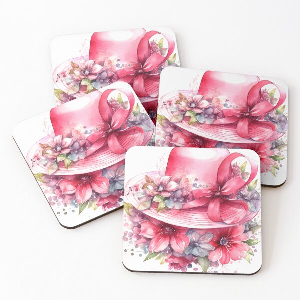 Item preview, Floral Hat Clipart, Flower Headwear Art, Blooming Hat, Garden Cap, Petal Hat, Rosy Headwear, Watercolor Paint Cozy designed and sold by CoolorPaint.