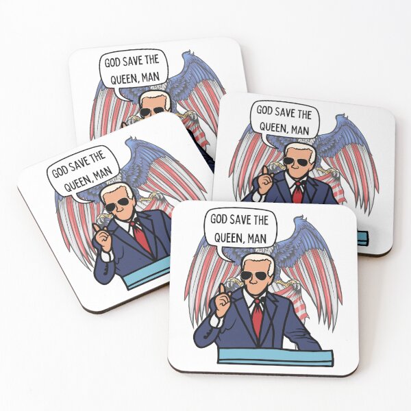 Item preview, Joe Biden Funny Quote - God Save The Queen Man Design designed and sold by RektRepublic.