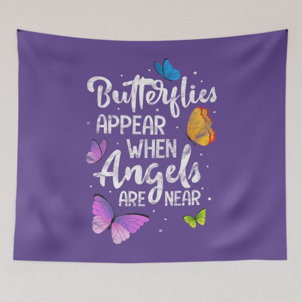 Item preview, Butterflies Appear When Angels Are Near Cute Butterfly 		 designed and sold by gkhaufkg63.