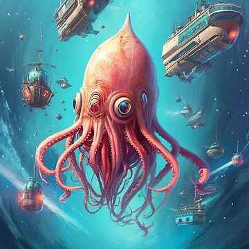 Artwork thumbnail, No Win Squid by dsneelix
