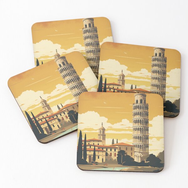 Item preview, Retro Pisa Travel Poster - Vintage Wall Art designed and sold by StrasserArt.