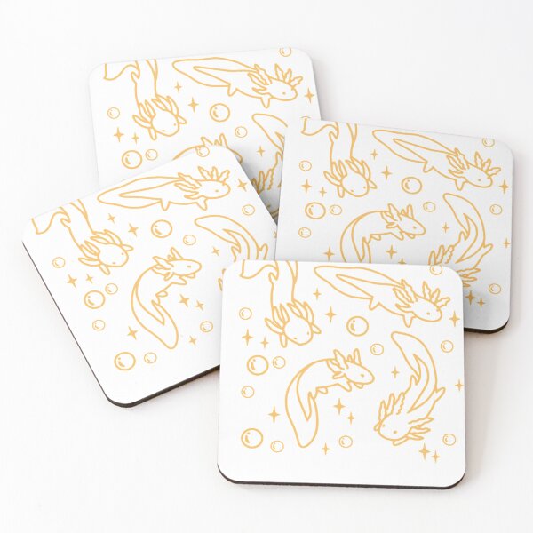 Item preview, Axolotls - gold/black designed and sold by GarrettFamily.