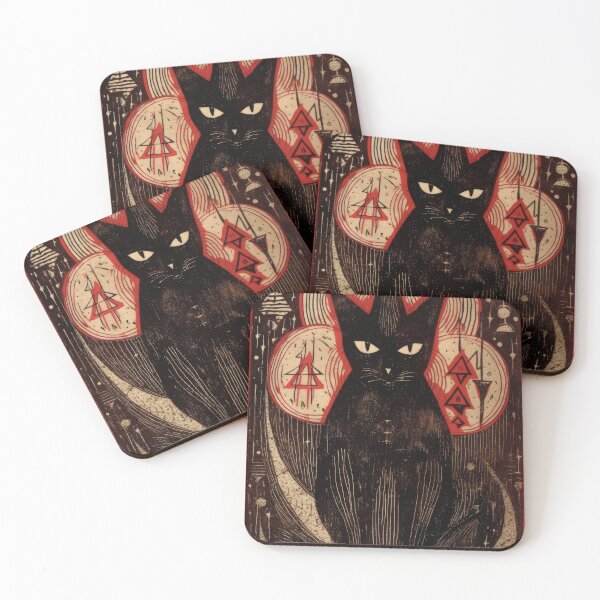 Artikelvorschau, Dark Cat Batik-artig entworfen und verkauft von JaimeLikes.
