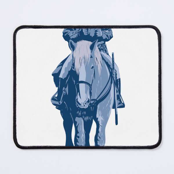 Item preview, Horse Mounted Patrol Police Officer Front View WPA Art designed and sold by patrimonio.