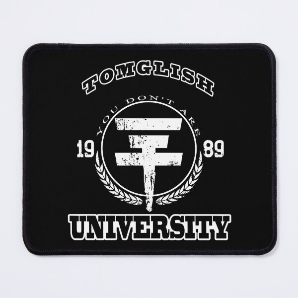 Item preview, Tomglish University WHITE TEXT designed and sold by TheTeeDealer.