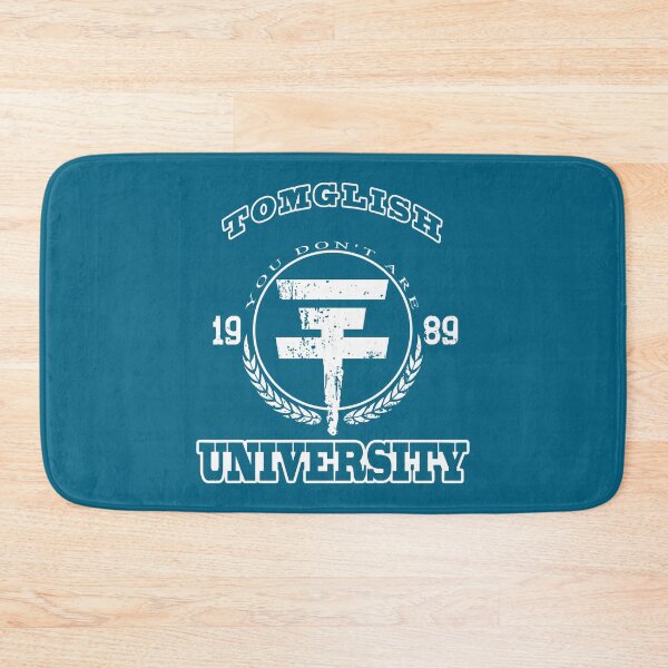 Item preview, Tomglish University  WHITE TEXT designed and sold by TheTeeDealer.