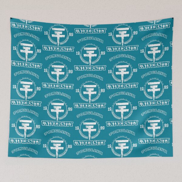 Item preview, Tomglish University  WHITE TEXT designed and sold by TheTeeDealer.