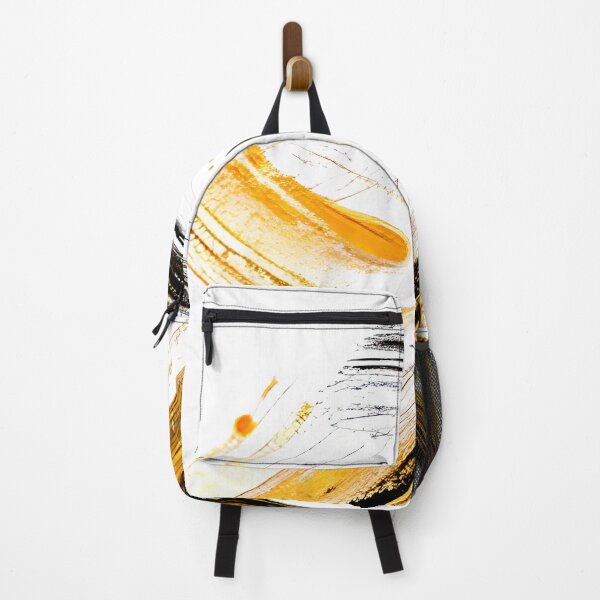 Item preview, Black and gold abstract brushstrokes designed and sold by ibelieveimages.