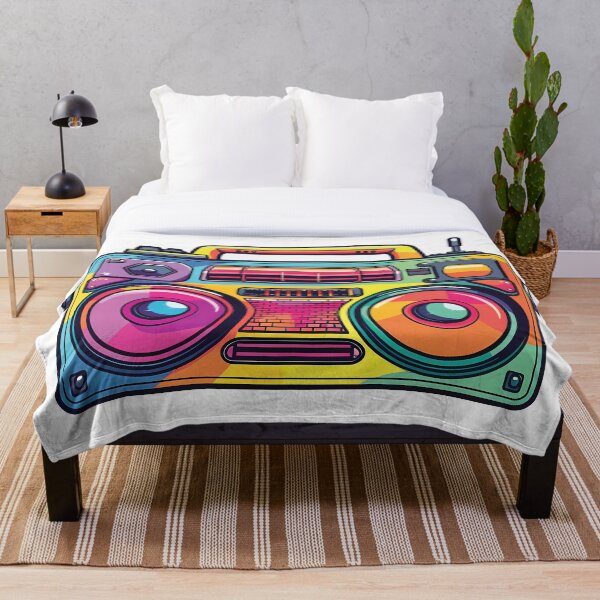 Item preview, Adorable Kawaii Boombox Design | Cute Music Player | Fun and Colorful Art designed and sold by PopPopGfx.