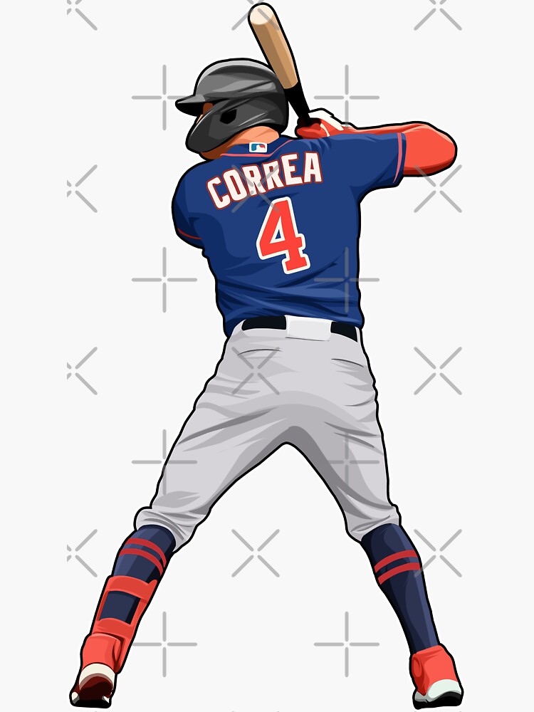 Carlos Correa #4 Bat For Games | Sticker