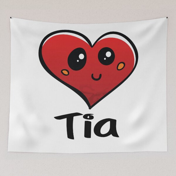 Item preview, Tia Cute Heart Name designed and sold by ProjectX23.