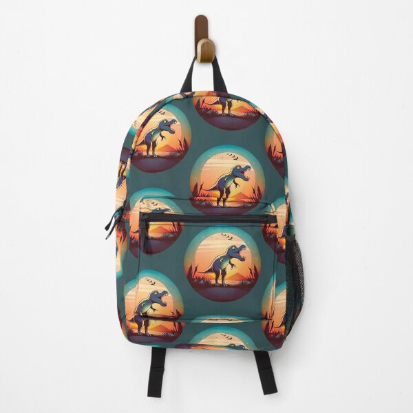 Item preview, Dinosaur near beach with sun view at back designed and sold by Dream Vibe.