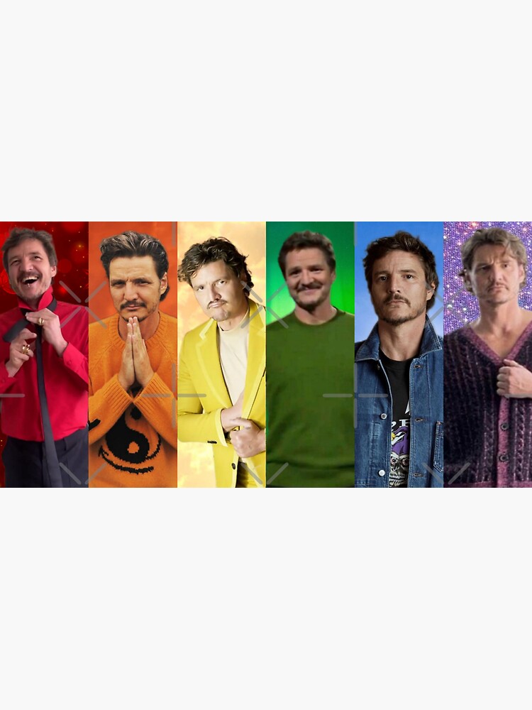 Thumbnail 3 of 3, Sticker, Pedro Pascal Pride designed and sold by Astro-Duck.