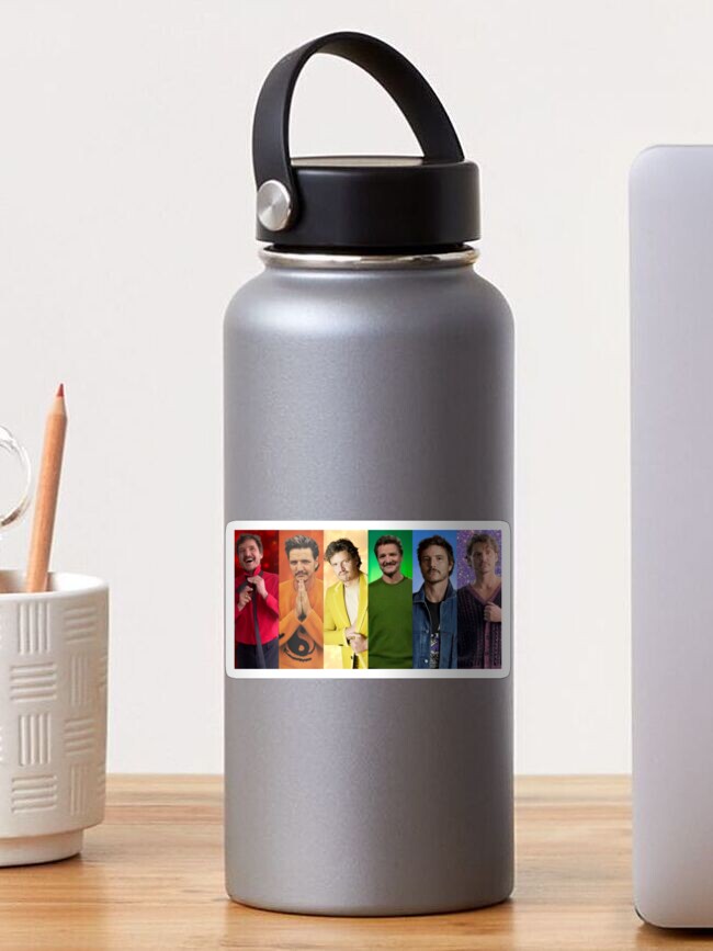 Thumbnail 1 of 3, Sticker, Pedro Pascal Pride designed and sold by Astro-Duck.