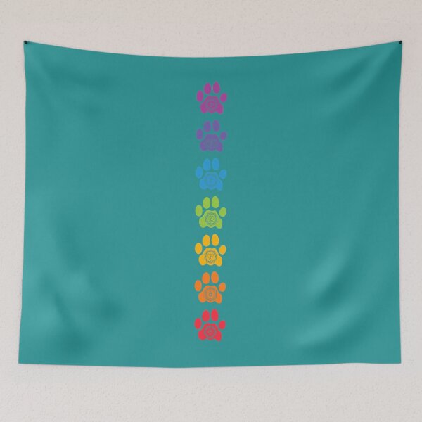 Item preview, Cute Zen Spiritual 7 Chakra Cat Paws Namaste Yoga Meditation 		 designed and sold by mmvfcyhty59.