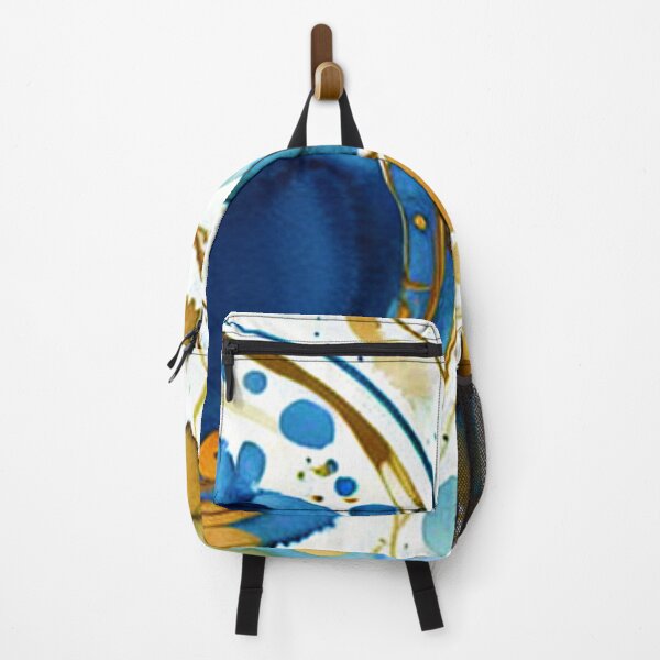 Item preview, Blue and gold abstract designed and sold by ibelieveimages.