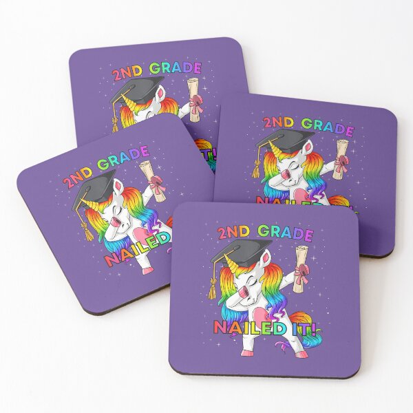 Item preview, Dabbing Unicorn 2nd Grade Nailed It Graduation 	 Kids 		 designed and sold by gkhaufkg63.
