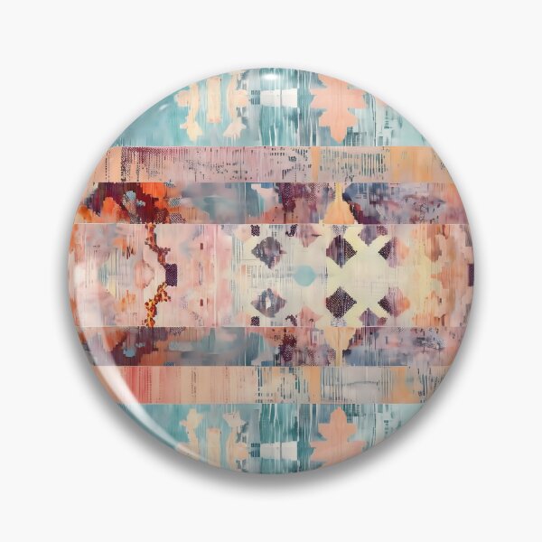 Item preview,  Striped Serenade: Bohemian Patchwork Rhapsody designed and sold by Cosmic-Canvases.