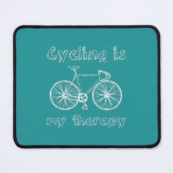 Item preview, Cycling is my Therapy Funny Bike Riding Cyclist designed and sold by mmvfcyhty59.