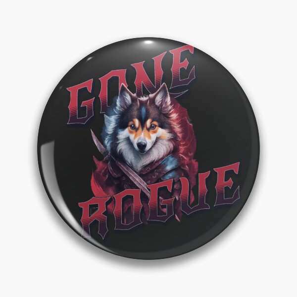 Item preview, Gone Rogue Fierce Shetland Rogue, Fantasy cartoon dog designed and sold by DBPauwels.