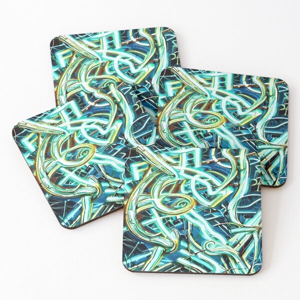 Item preview, An abstract picture with glowing lines designed and sold by Zolongano.