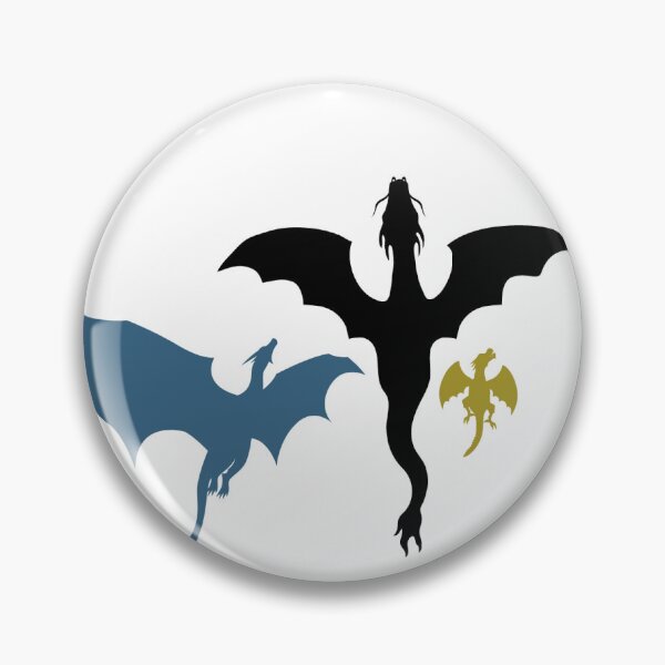 Item preview, Tairn, Sgaeyl, Andarna - Fourth Wing Dragons Sticker  designed and sold by Lexx Hoggard.