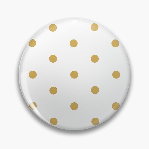 Item preview, Small GOLD & WHITE POLKA DOTS designed and sold by RachelMacht.