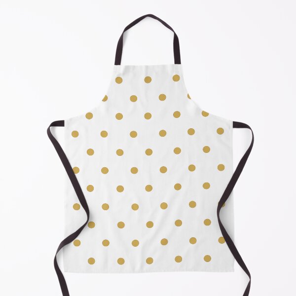 Item preview, Small GOLD & WHITE POLKA DOTS designed and sold by RachelMacht.
