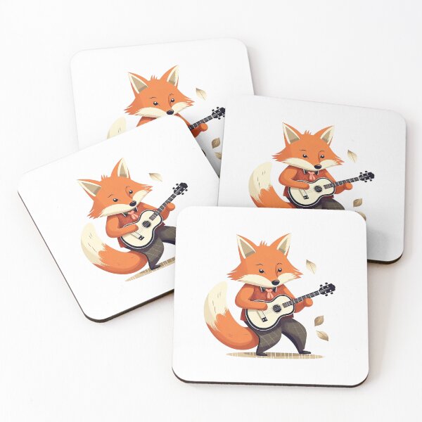 Item preview, The fox and his ukulele designed and sold by the99thstudio.