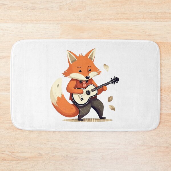 Item preview, The fox and his ukulele designed and sold by the99thstudio.