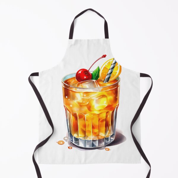 Item preview, Penicillin Cocktail Clipart, Whiskey Cocktail, Bourbon Drink Art, Whiskey Mix, Old Fashioned, Mixologist's Choice, Watercolor Art designed and sold by CoolorPainting.