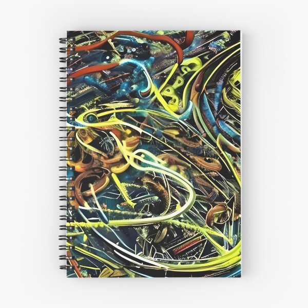 Item preview, An abstract picture with colorful glowing lines designed and sold by Zolongano.