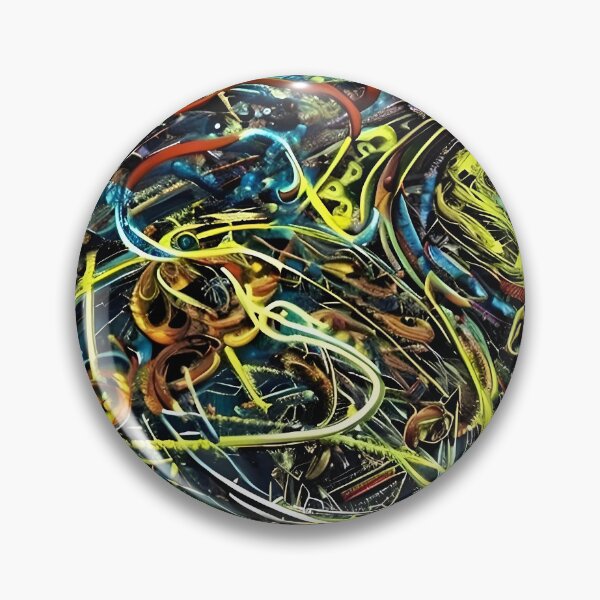 Item preview, An abstract picture with colorful glowing lines designed and sold by Zolongano.