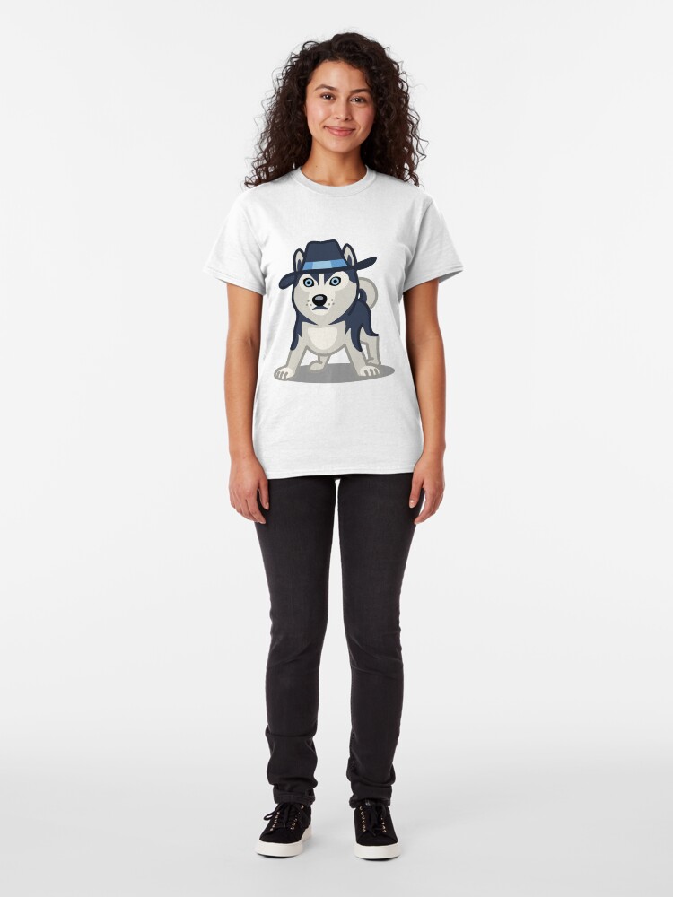 Alternate view of Funny Siberian Husky - Dog Gifts for Husky Dog Lovers Classic T-Shirt