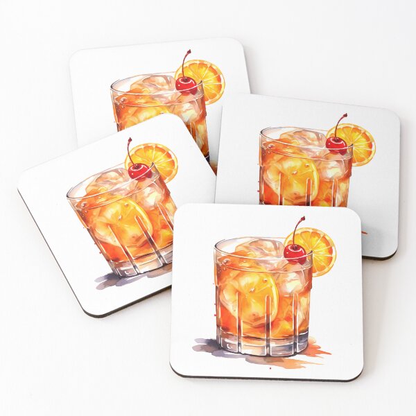 Item preview, Whiskey Sour Cocktail Clipart, Whiskey Cocktail, Bourbon Drink Art, Whiskey Mix, Old Fashioned, Mixologist's Choice, Watercolor Art designed and sold by CoolorPainting.