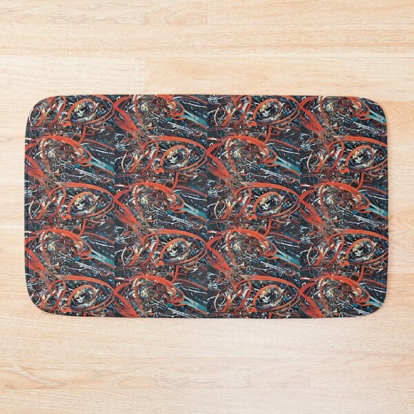 Item preview, An abstract picture with red and blue lines designed and sold by Zolongano.