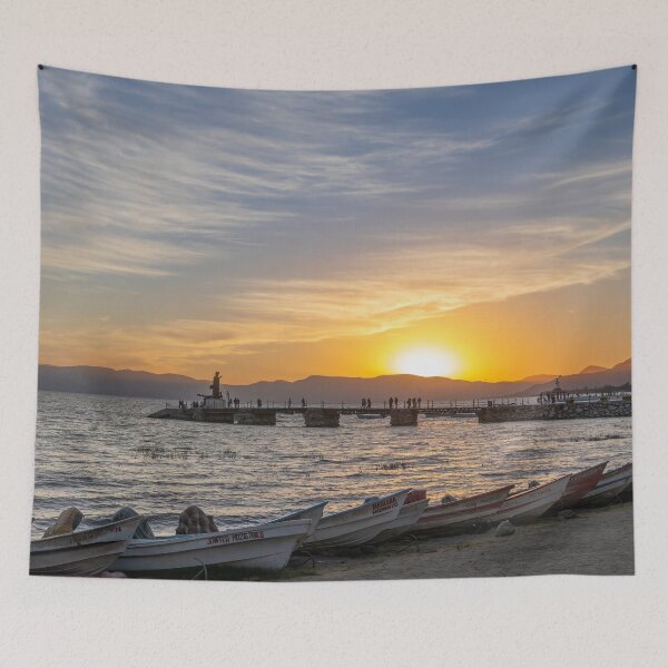 Item preview, Beach Seaside Sunset, Lake Chapala, Mexico designed and sold by SafariByMarisa.