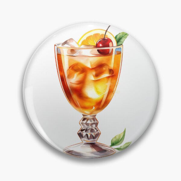 Item preview, Brown Derby Cocktail Clipart, Whiskey Cocktail, Bourbon Drink Art, Whiskey Mix, Old Fashioned, Mixologist's Choice, Watercolor Art designed and sold by CoolorPainting.