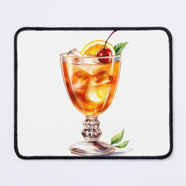 Item preview, Brown Derby Cocktail Clipart, Whiskey Cocktail, Bourbon Drink Art, Whiskey Mix, Old Fashioned, Mixologist's Choice, Watercolor Art designed and sold by CoolorPainting.