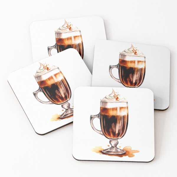 Item preview, Irish Coffee Cocktail Clipart, Whiskey Cocktail, Bourbon Drink Art, Whiskey Mix, Old Fashioned, Mixologist's Choice, Watercolor Art designed and sold by CoolorPainting.