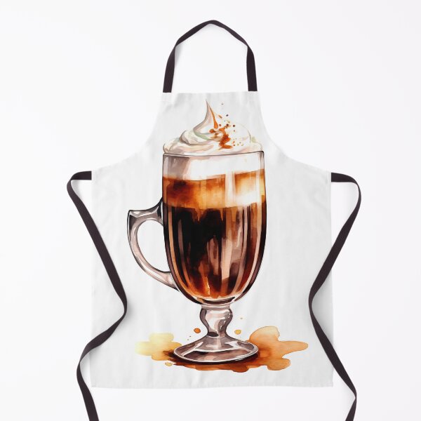 Artikelvorschau, Irischer Kaffee-Cocktail Clipart, Whiskey-Cocktail, Bourbon-Getränkekunst, Whiskey-Mix, Old Fashioned, Mixologist's Choice, Aquarellkunst entworfen und verkauft von CoolorPainting.