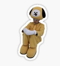 Suga as depressed Chimmy Sticker