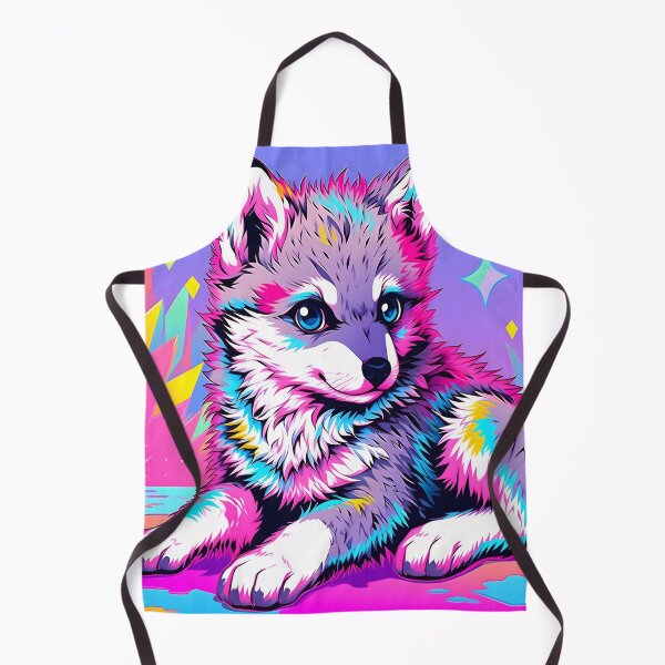 Artikelvorschau, Y2K Technicolor Pup A Whimsical Dream entworfen und verkauft von Cosmic-Canvases.