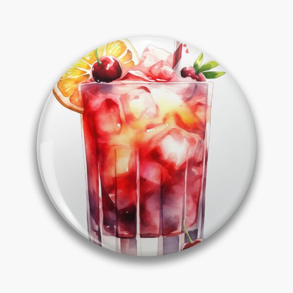 Item preview, New York Sour Cocktail Clipart, Whiskey Cocktail, Bourbon Drink Art, Whiskey Mix, Old Fashioned, Mixologist's Choice, Watercolor Art designed and sold by CoolorPainting.