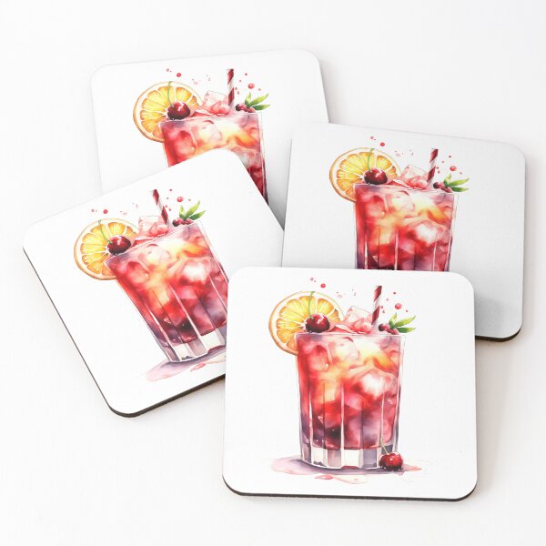 Item preview, New York Sour Cocktail Clipart, Whiskey Cocktail, Bourbon Drink Art, Whiskey Mix, Old Fashioned, Mixologist's Choice, Watercolor Art designed and sold by CoolorPainting.