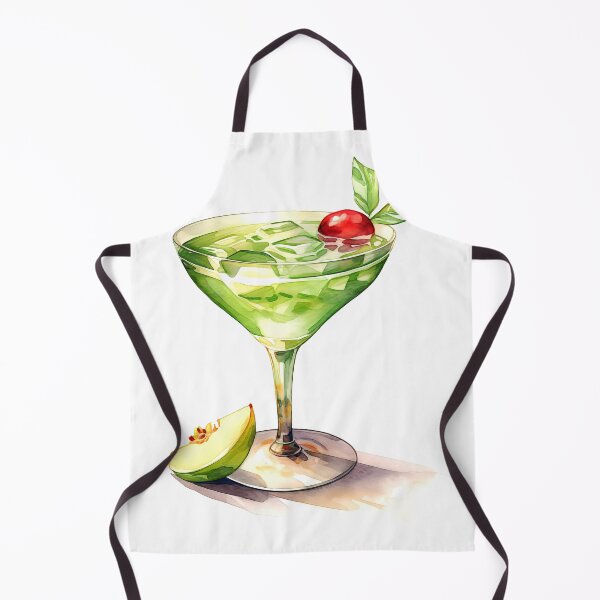 Item preview, Appletini Cocktail Clipart, Vodka Cocktail, Clear Drink Art, Vodka Mix, Bloody Mary, Mixologist's Choice, Vodka Drink, Watercolor Art designed and sold by CoolorPainting.