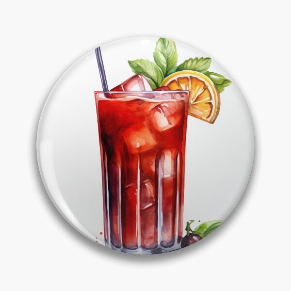 Item preview, Bloody Mary Cocktail Clipart, Vodka Cocktail, Clear Drink Art, Vodka Mix, Bloody Mary, Mixologist's Choice, Vodka Drink, Watercolor Art designed and sold by CoolorPainting.