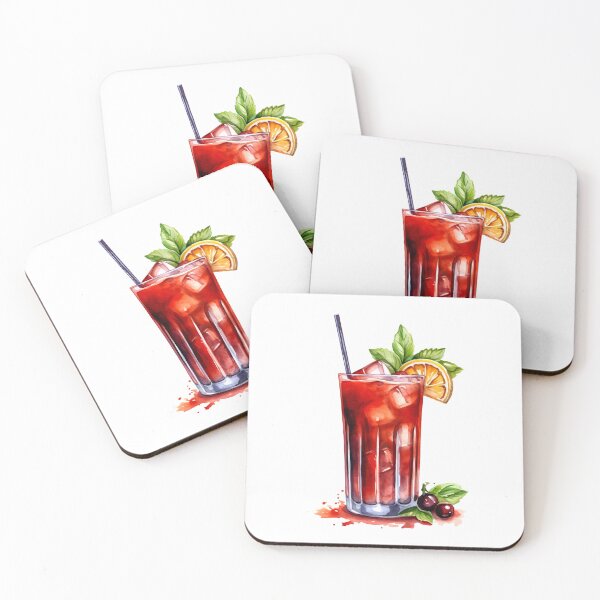 Item preview, Bloody Mary Cocktail Clipart, Vodka Cocktail, Clear Drink Art, Vodka Mix, Bloody Mary, Mixologist's Choice, Vodka Drink, Watercolor Art designed and sold by CoolorPainting.