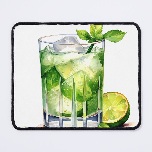 Item preview, Caipiroska Cocktail Clipart, Vodka Cocktail, Clear Drink Art, Vodka Mix, Bloody Mary, Mixologist's Choice, Vodka Drink, Watercolor Art designed and sold by CoolorPainting.