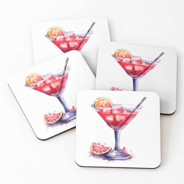 Item preview, Cosmopolitan Cocktail Clipart, Vodka Cocktail, Clear Drink Art, Vodka Mix, Bloody Mary, Mixologist's Choice, Vodka Drink, Watercolor Art designed and sold by CoolorPainting.